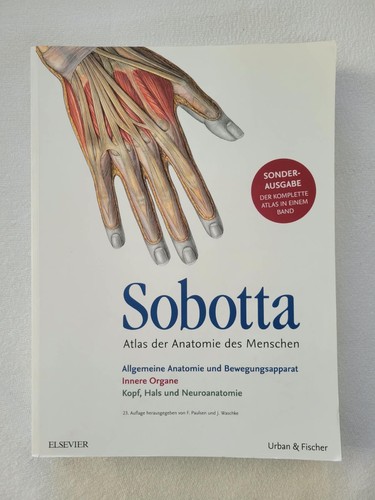 Sobotta atlas der anatomie - sobotta,