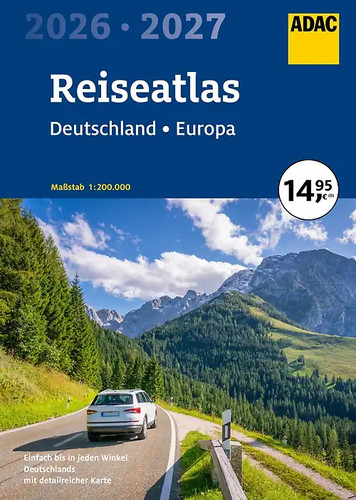 Adac reiseatlas 2026 - reiseatlas, 2026/2027