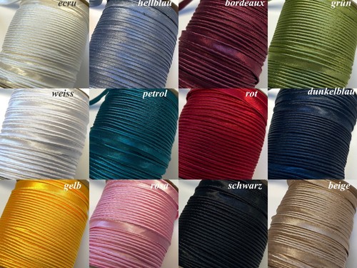 Atlas paspelband satin - paspelband,