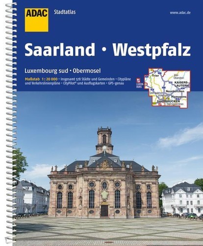 Adac stadtatlas saarland - stadtatlas,