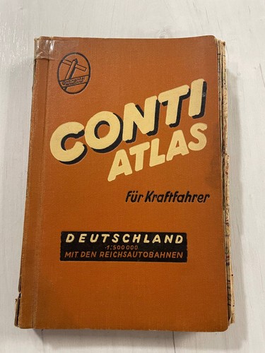 1935 conti atlas german road - atlas,