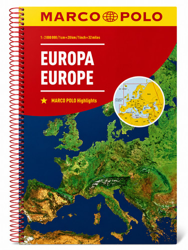 Marco polo reiseatlas - reiseatlas, europa